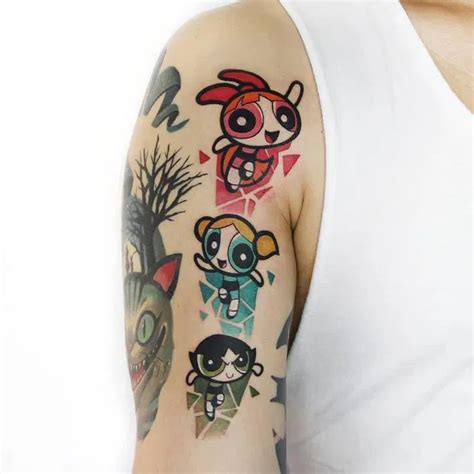 las chicas superpoderosas tattoo|Top 10 tattoo chicas super poderosas ideas and inspiration